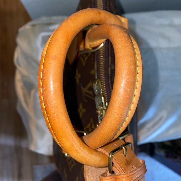 VINTAGE LOUIS VUITTON MONOGRAM ALMA PM BROWN LEATHER CANVAS SATCHEL/HANDBAG - Picture 16 of 16